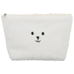 Pochette ourson en tissu blanc - Songes