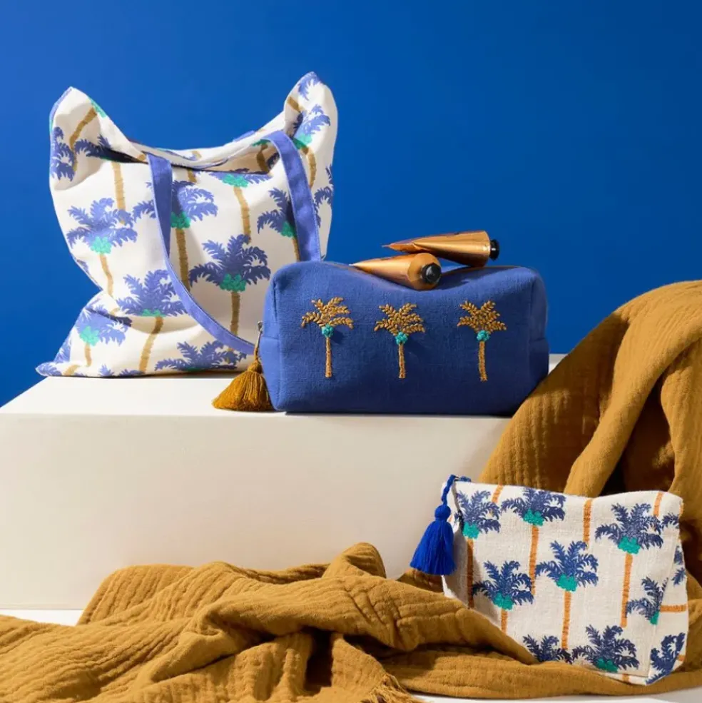 Pochette palmier en coton multicolore - Mocoa
