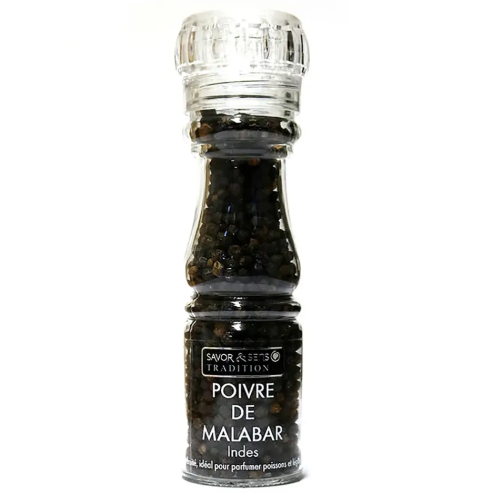 Poivre malabar noir des indes