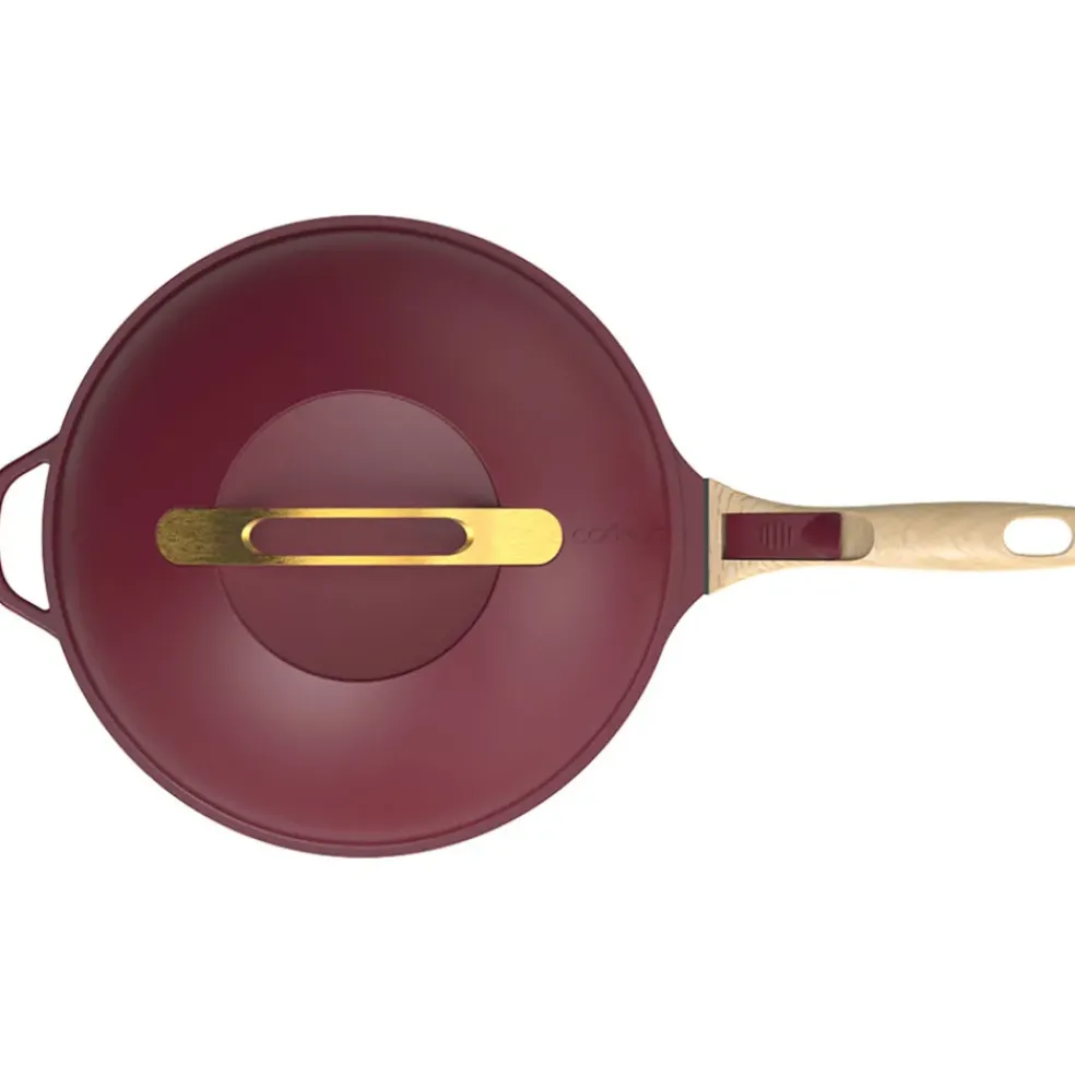 Poêle en aluminium rubis d28cm - La Fabuleuse
