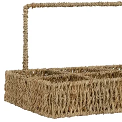Porte 6 gobelets borneo en jonc de mer naturel - borneo