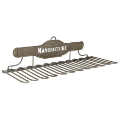 Porte verres en fer gris - manufacture