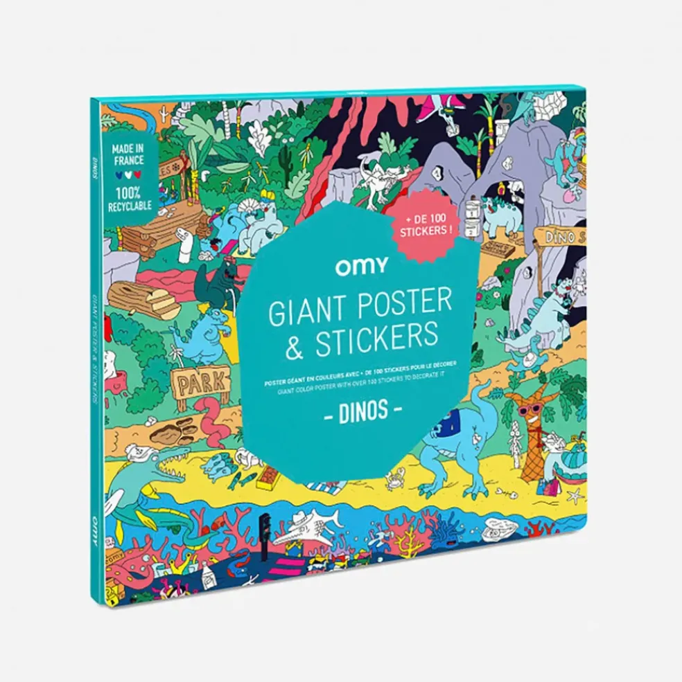 Poster & stickers - dinos