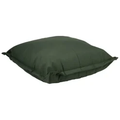 Pouf d'extérieur en tissu vert 95x95cm - Sola
