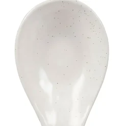 Repose cuillère en grès écru l23cm - Organic