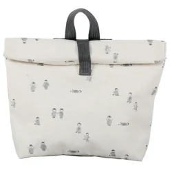Sac à dos en coton écru et noir - Banquise