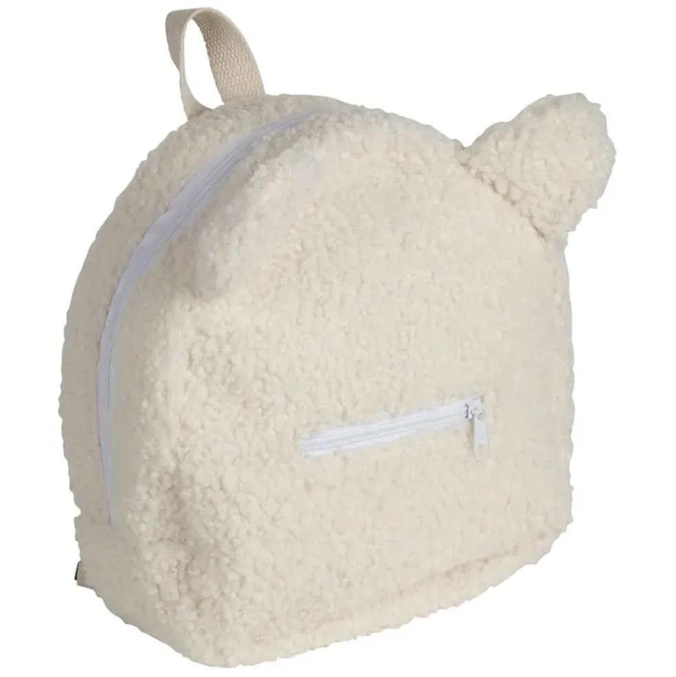 Sac à dos en tissu bouclette écru - Sweetdream