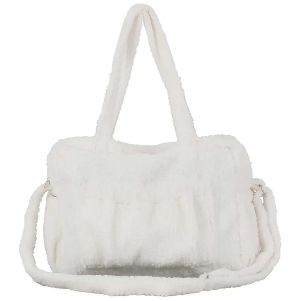 Sac à langer en sherpa blanc - Songes