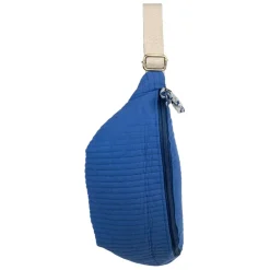 Sac banane en coton matelassé indigo - Flaura