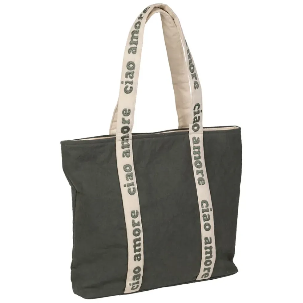 Sac ciao amore en coton émeraude - Vencia