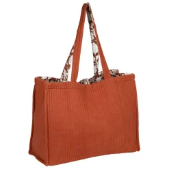 Sac en coton matelassé terracotta - Flaura