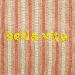 Sac "Bella Vita" en jute et coton naturel - Palma