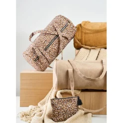 Sac weekend en coton brun - Mocoa