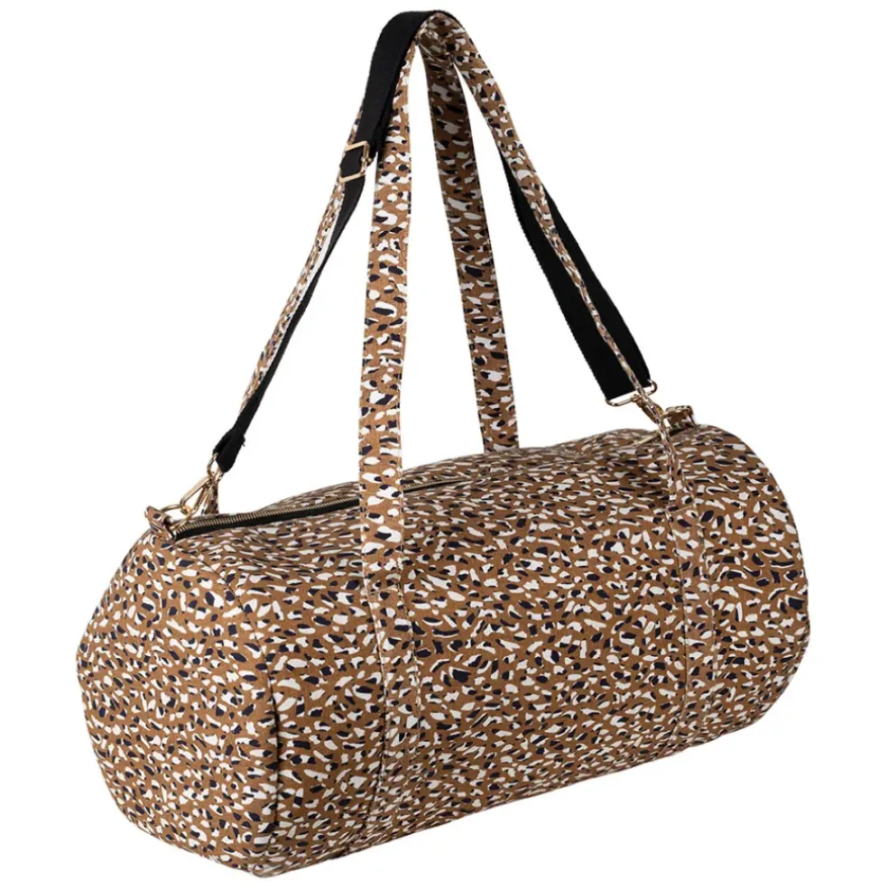 Sac weekend en coton brun - Mocoa