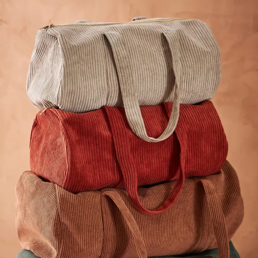 Sac weekend en polyester beige - Funny