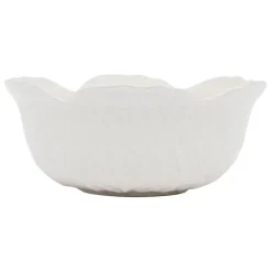 Saladier chou en grès blanc d22cm - Chou