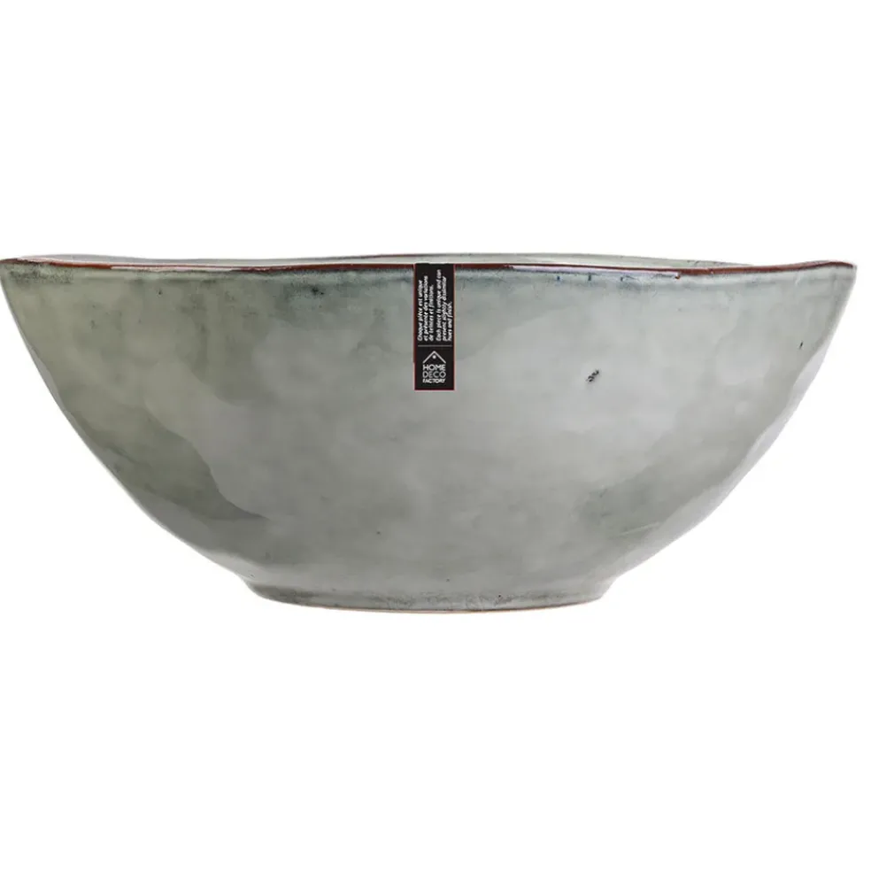 Saladier en grès gris d28cm - Au grès du temps