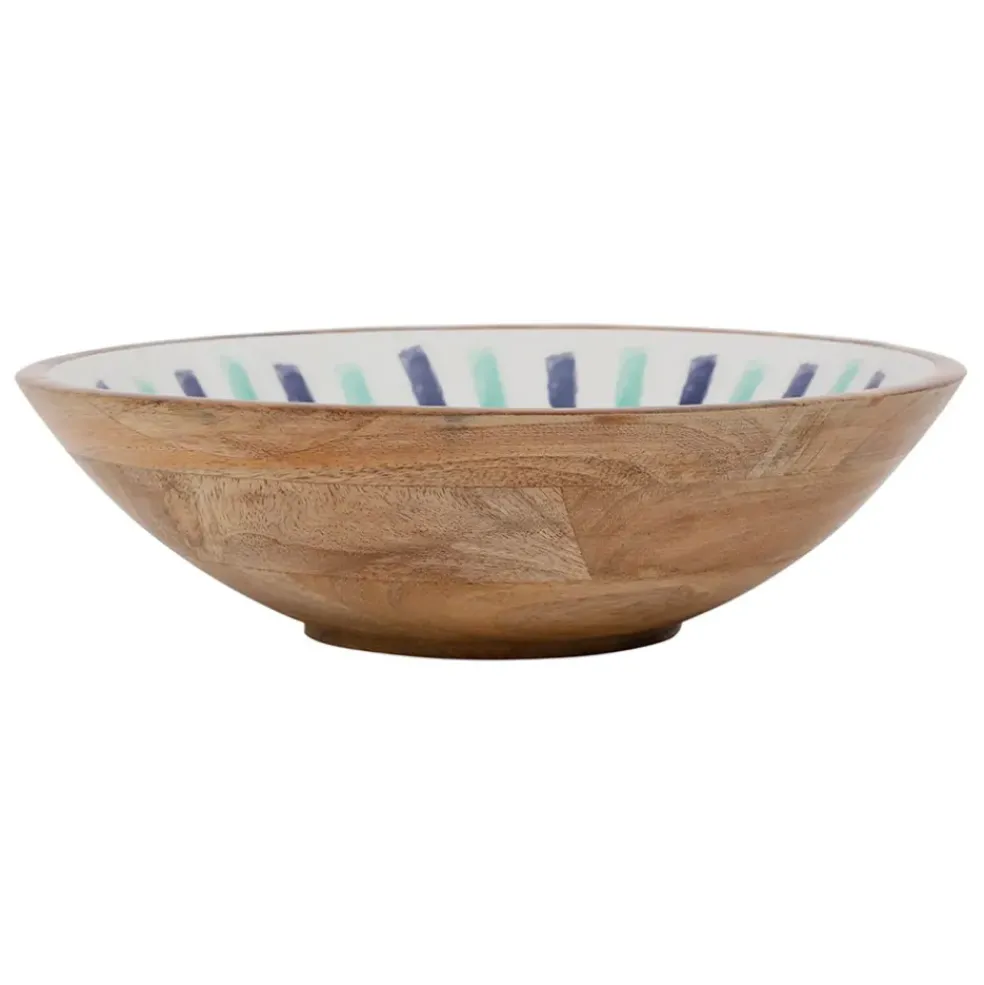 Saladier en manguier écru d28cm - Dolce Vita
