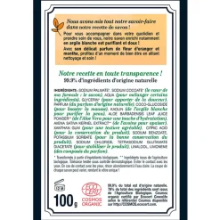 Savon solide fleur d'oranger et menthe - Cosmébio