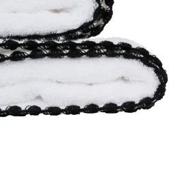 Serviette de bain en coton blanc 70x130cm - Issey