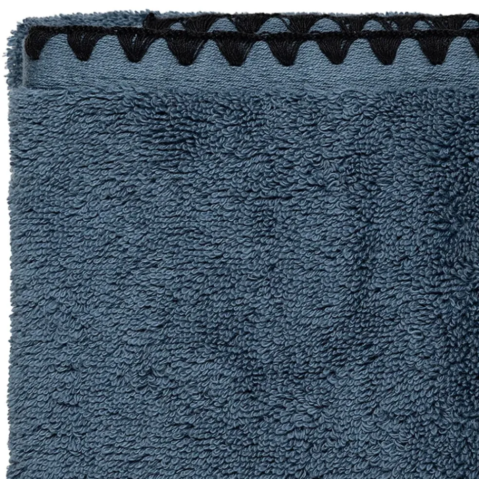 Serviette de bain en coton turquin 100x50cm - Issey