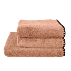 Serviette de bain en coton cimarron 50x100cm - Issey