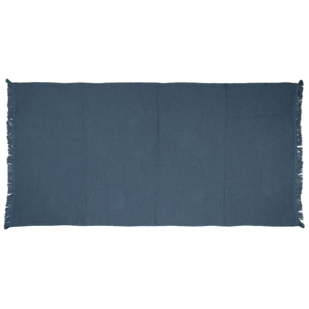 Serviette de bain en coton turquin 160x80cm - Timor