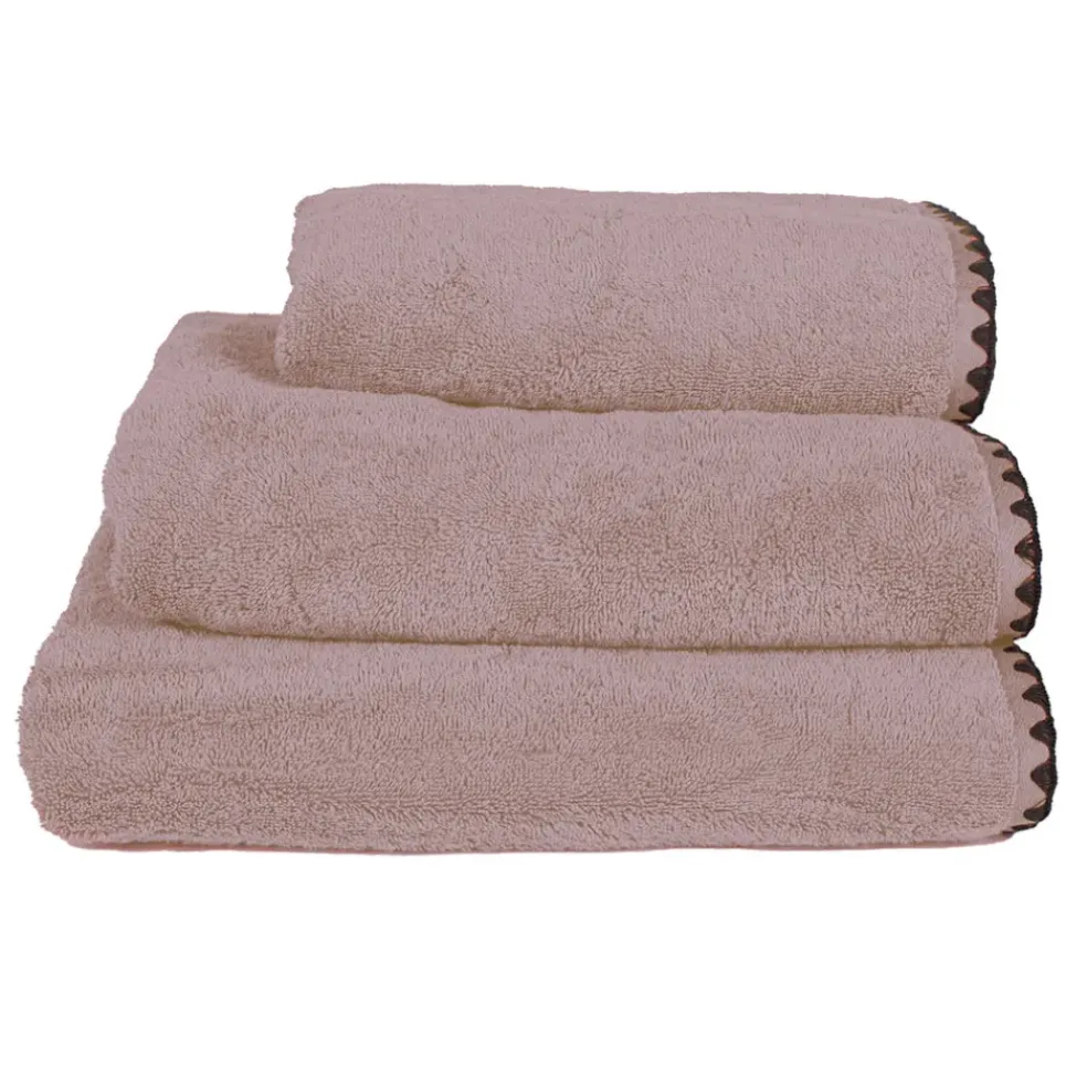 Serviette de bain en coton pétale 70x130cm - Issey