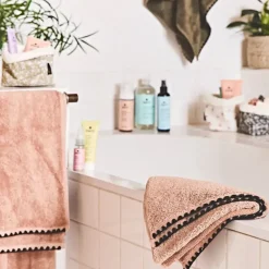 Serviette de bain en coton cimarron 90x140cm - Issey