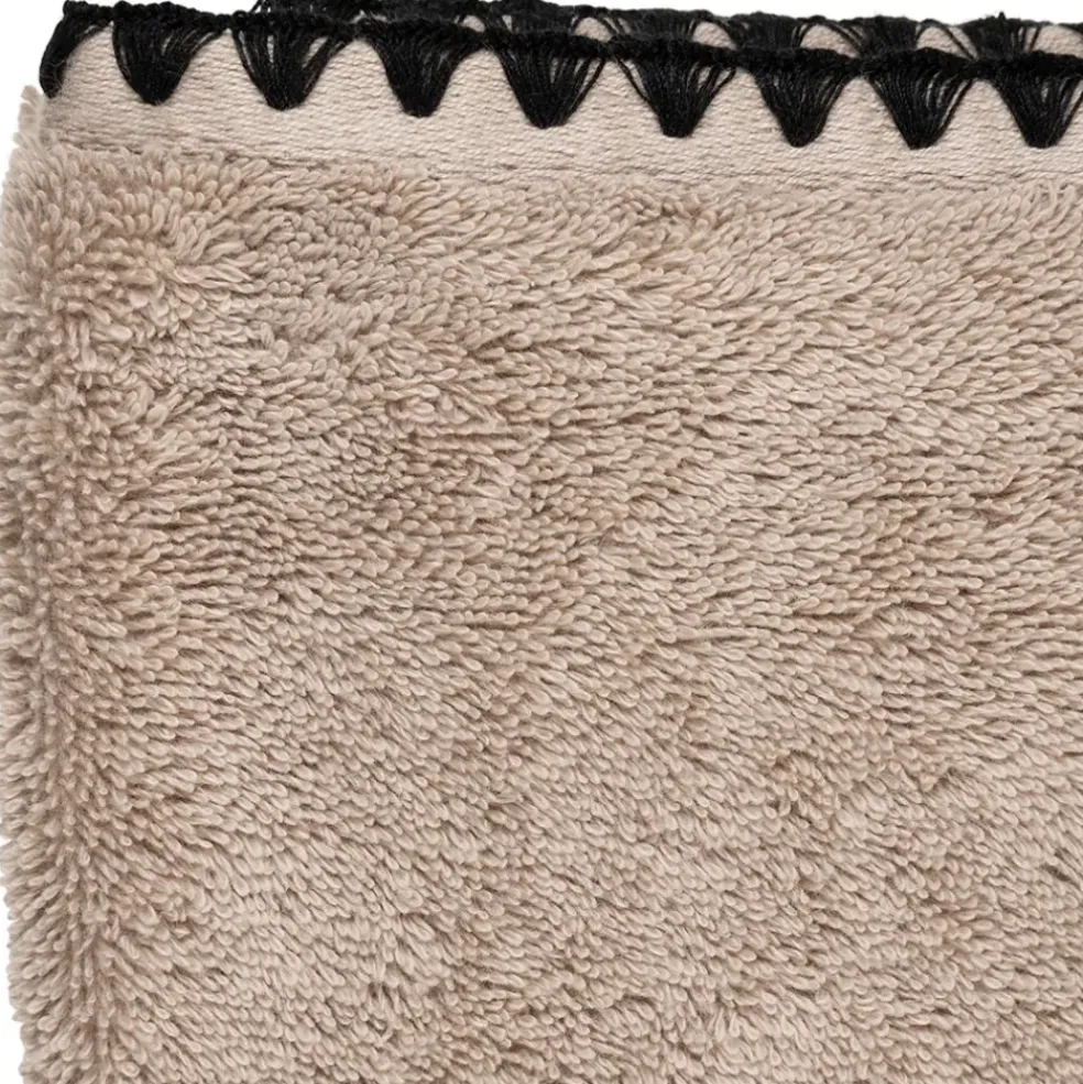 Serviette de douche en coton couleur lin 90X140cm - Issey
