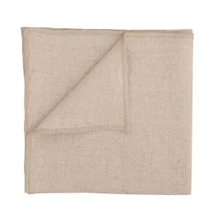 Serviette de table en lin et coton naturel 40x40cm - Corte