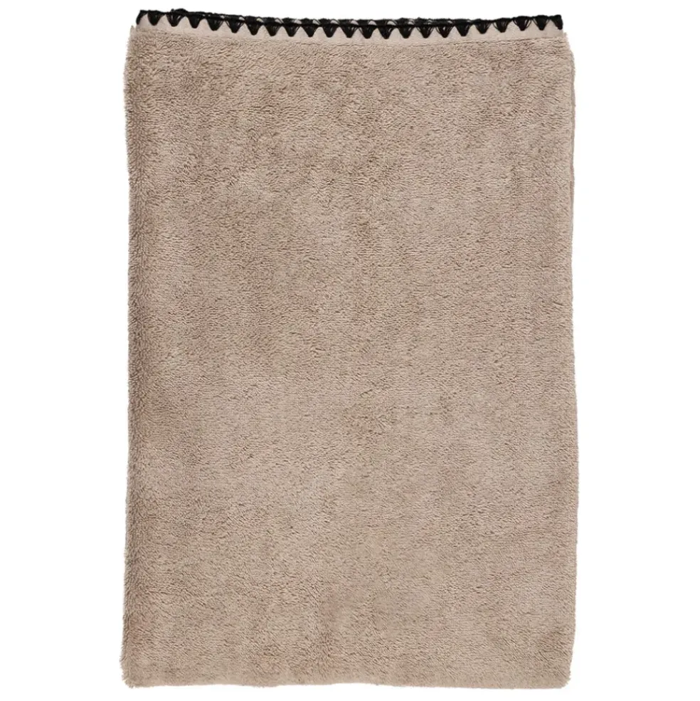 Serviette de toilette en coton couleur lin 50x100cm - Issey