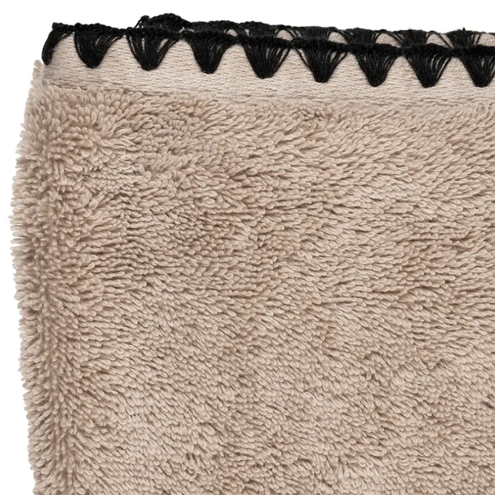 Serviette de toilette en coton couleur lin 50x100cm - Issey