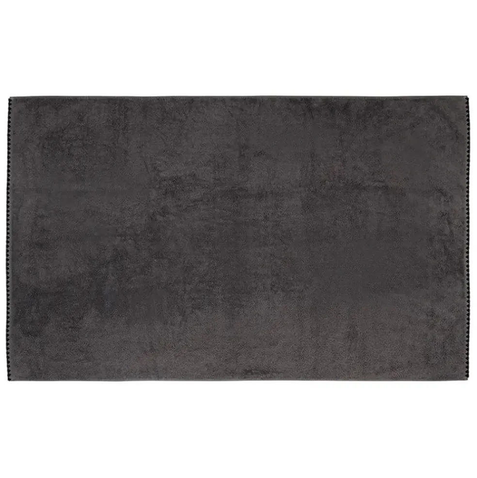 Serviette de toilette invité en coton granit 30x50cm - Issey