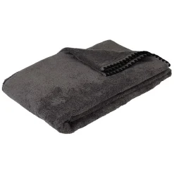 Serviette de toilette issey granit 50x100cm en coton