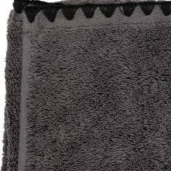 Serviette de toilette issey granit 50x100cm en coton