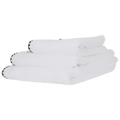 Serviette de toilette issey blanc 50x100cm en coton