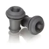 Set de 2 bouchons gris
