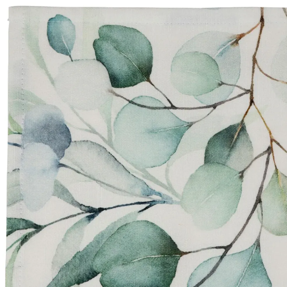 Set de table en coton vert 50x38cm - Eucalyptus