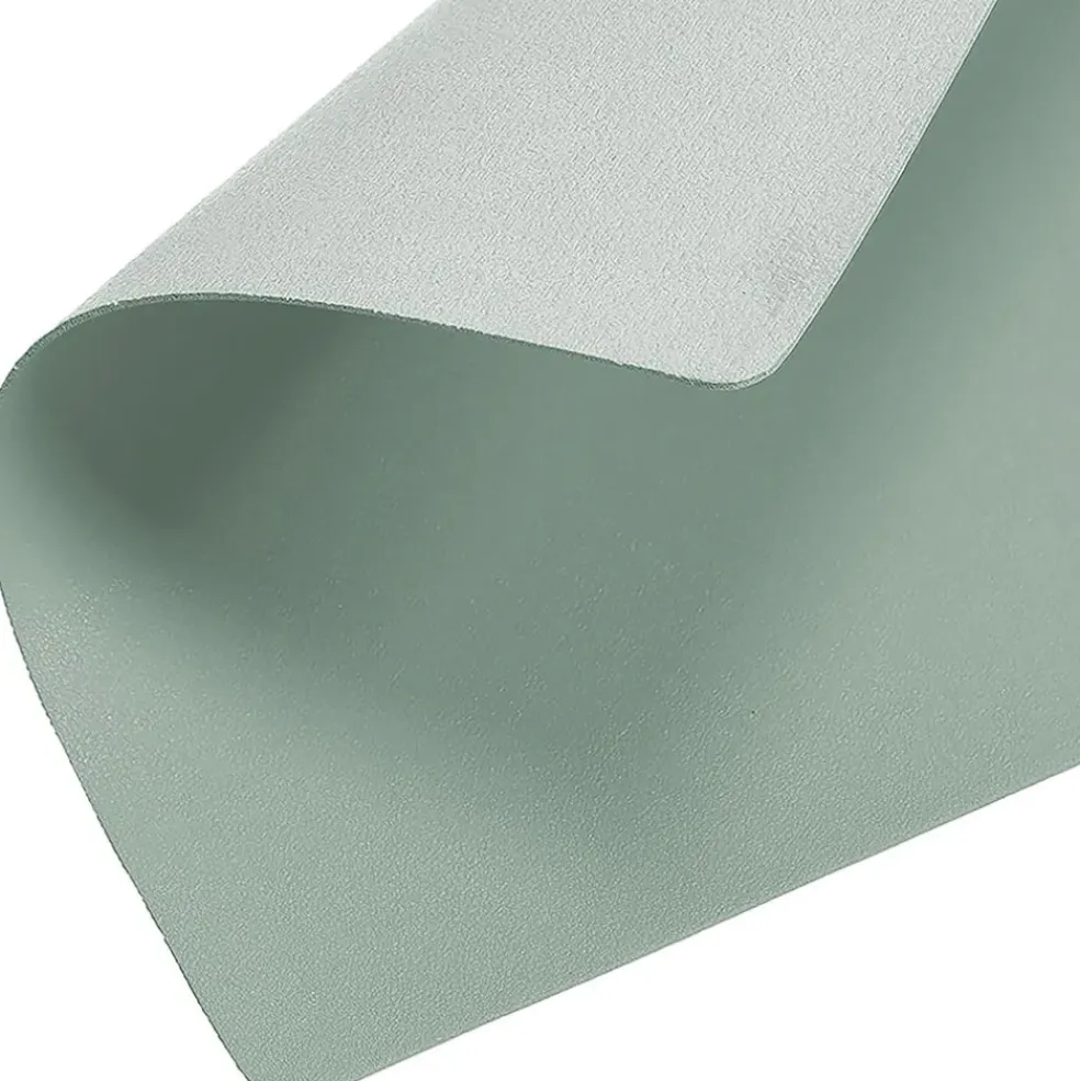 Set de table en cuir synthetique menthe 45x30cm