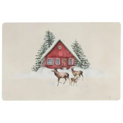 Set de table en vinyle multicolore 45x30cm - Chalet