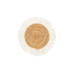 Set de table en zostère blanc
