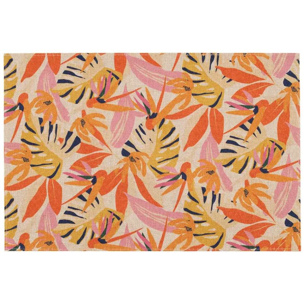 Set de table orange et rose 45x30cm - Allegra