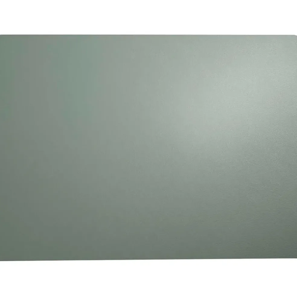 Set de table rectangle en simili cuir vert menthe 46x33cm - Optic