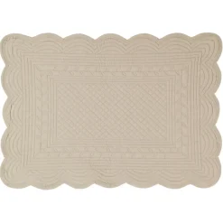 Set de table rectangulaire mastic en coton