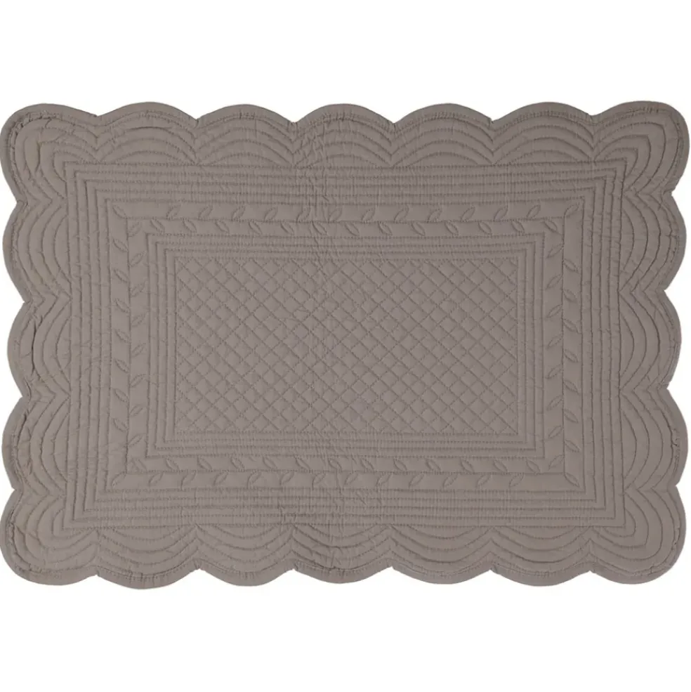 Set de table rectangulaire poivre en coton