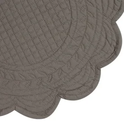 Set de table rond boutis poivre en coton