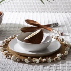 Set de table rond en jonc de mer naturel d36cm - Cauri