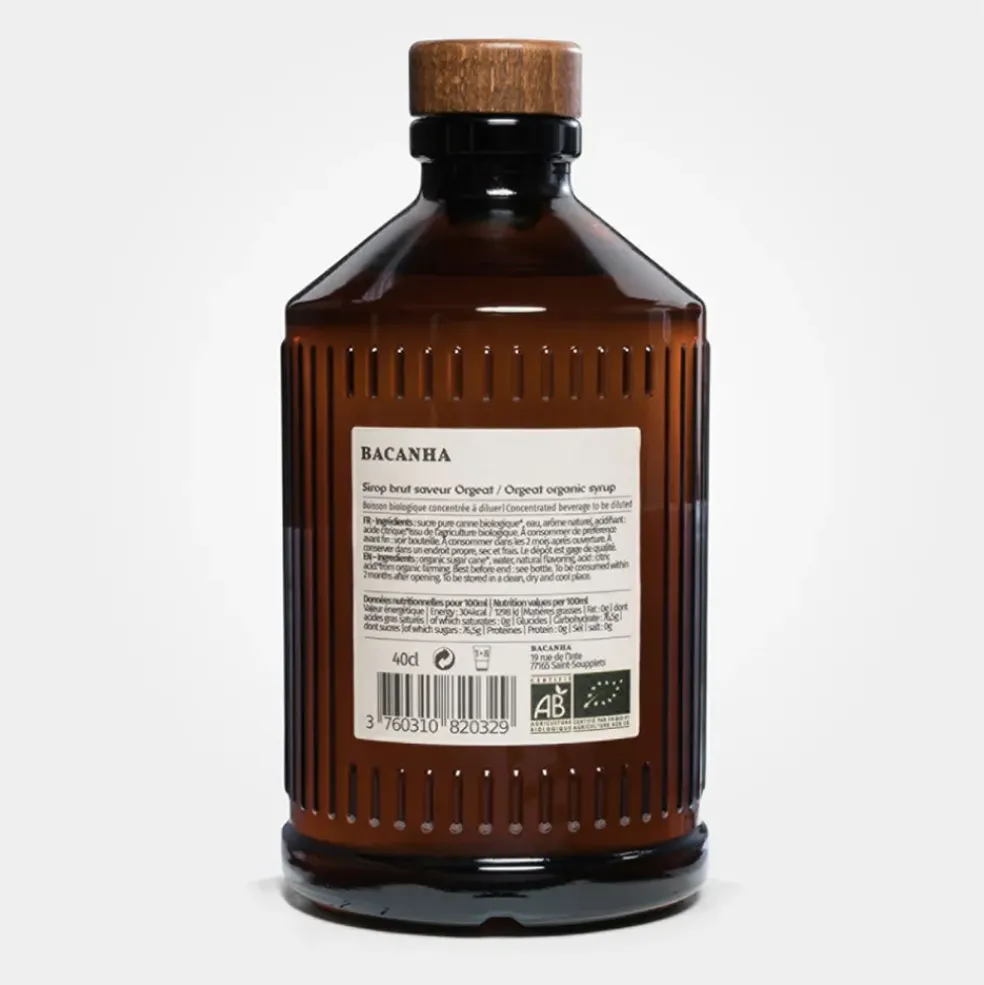 Sirop Brut d'Orgeat - 400 ml