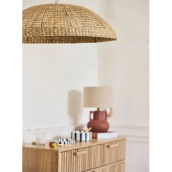 Suspension en jonc de mer naturel d60cm non électrifiée - Cordlacy